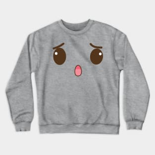 Surprised Cute Face Crewneck Sweatshirt